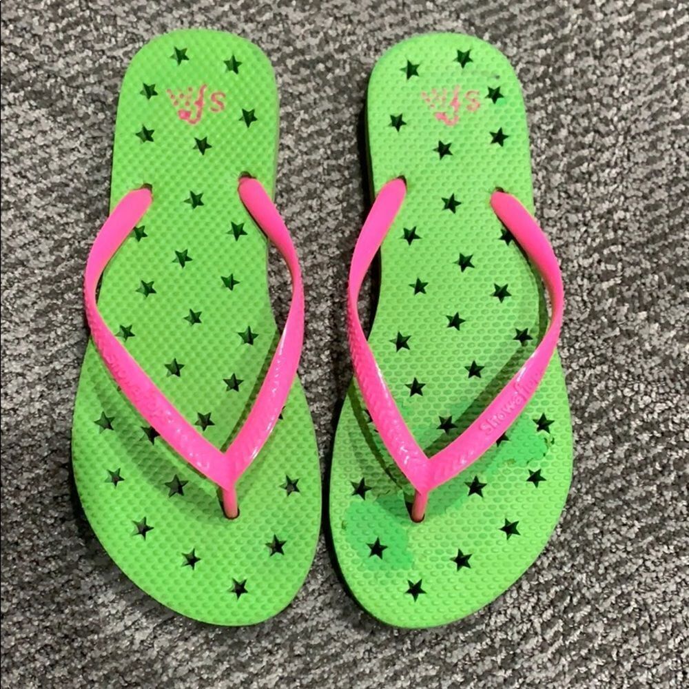 Star Shower Flip-Flops - Size 5/6
